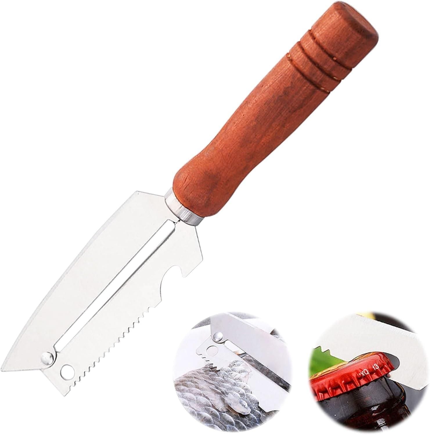 3-in-1 Stainless Steel Kitchen Peeler Knife