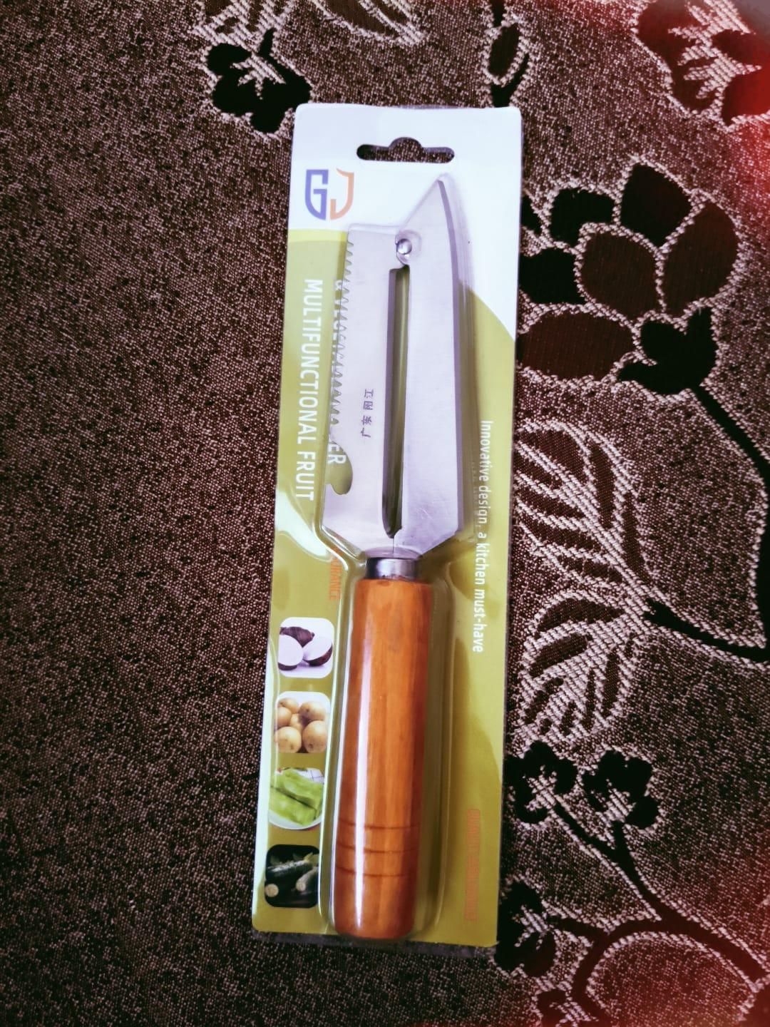 3-in-1 Stainless Steel Kitchen Peeler Knife