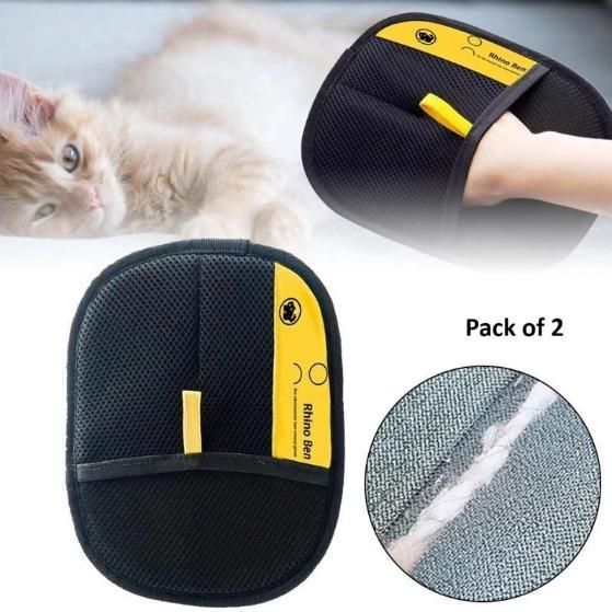 FurAway Double‑Sided Grooming Gloves