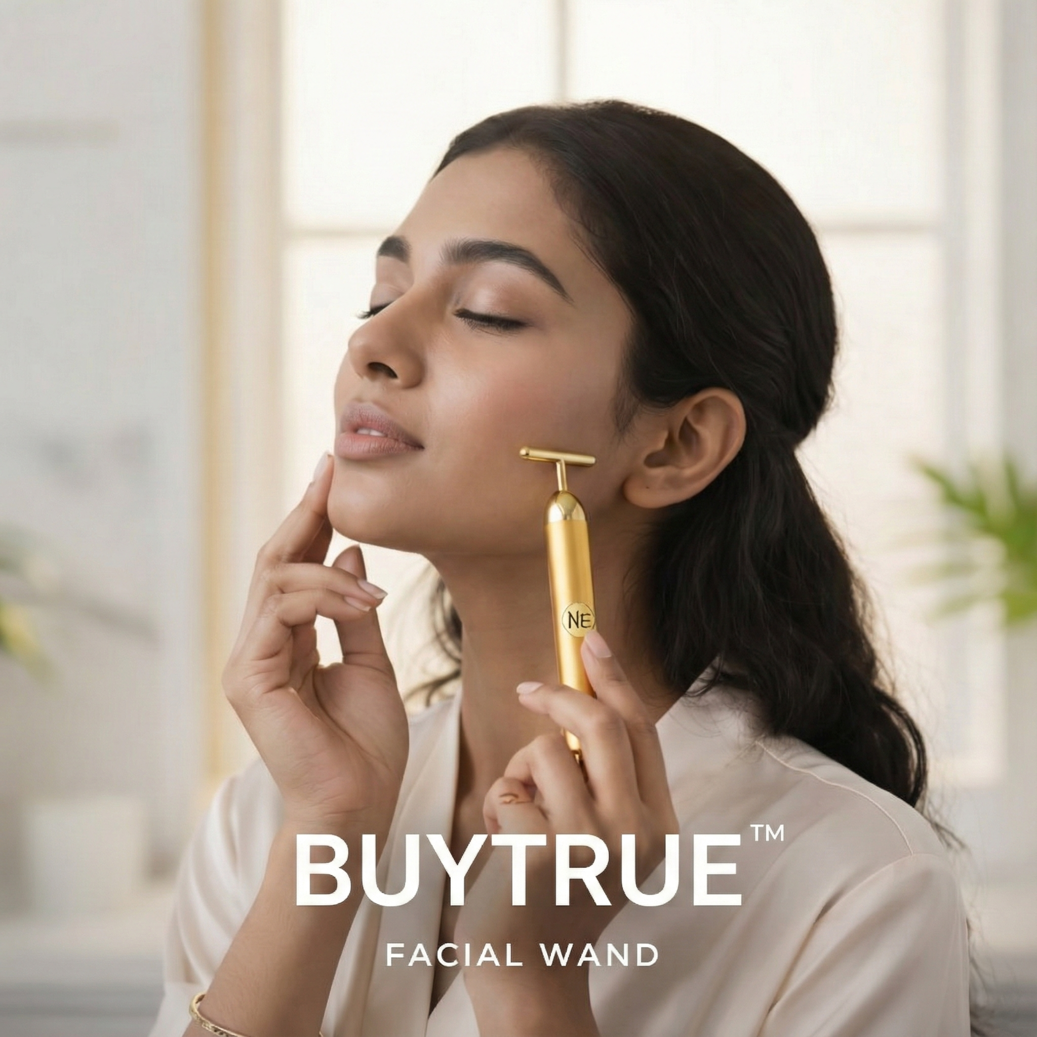 Premium Gold Energy Facial Massage Bar